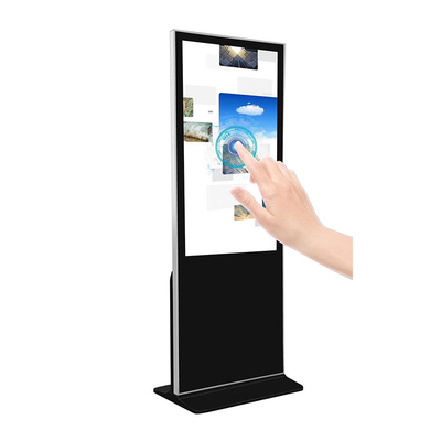 85 Inch Floor Standing Digital Signage Ir Sensor Lcd Android Touch Screen Kiosk Interactive